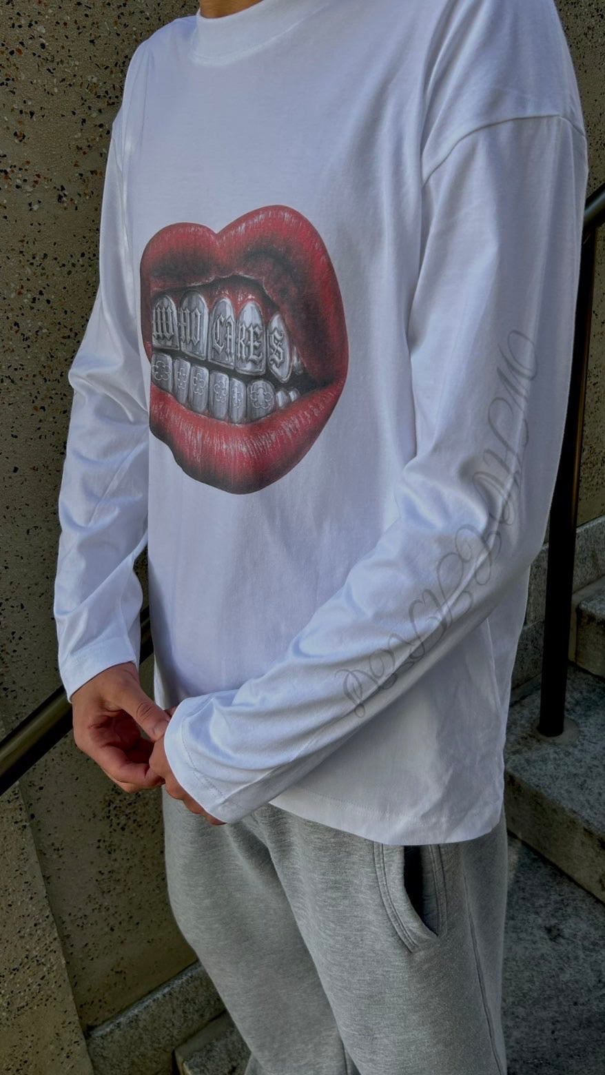WHO CARES Longsleeve